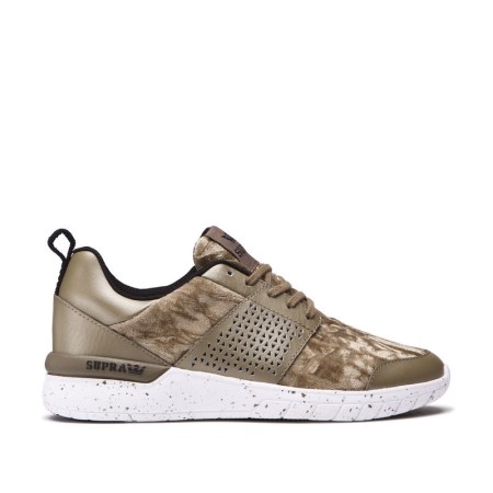 Supra Scissor Womens Low Tops Shoes Olive UK 47SEU